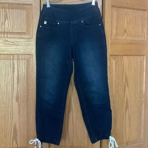 Belle by Kim Gravel Dark Blue Ankle Jeans